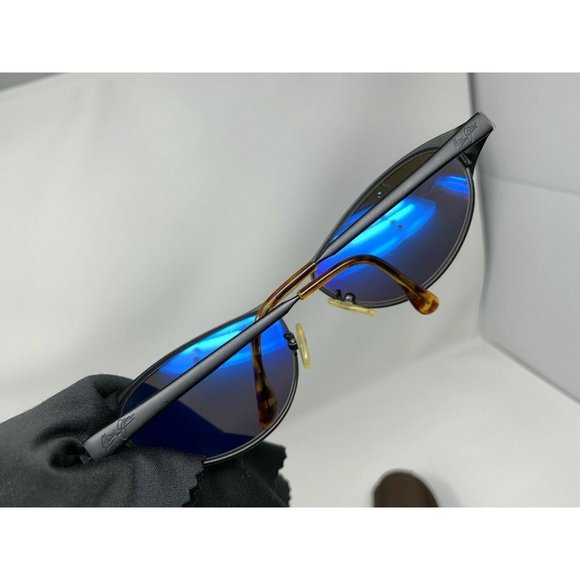 Rare Maui Jim Sunglasses MJ 157-2M Made In Italy MJ 157 Polarized Matte Black - Picture 9 of 12